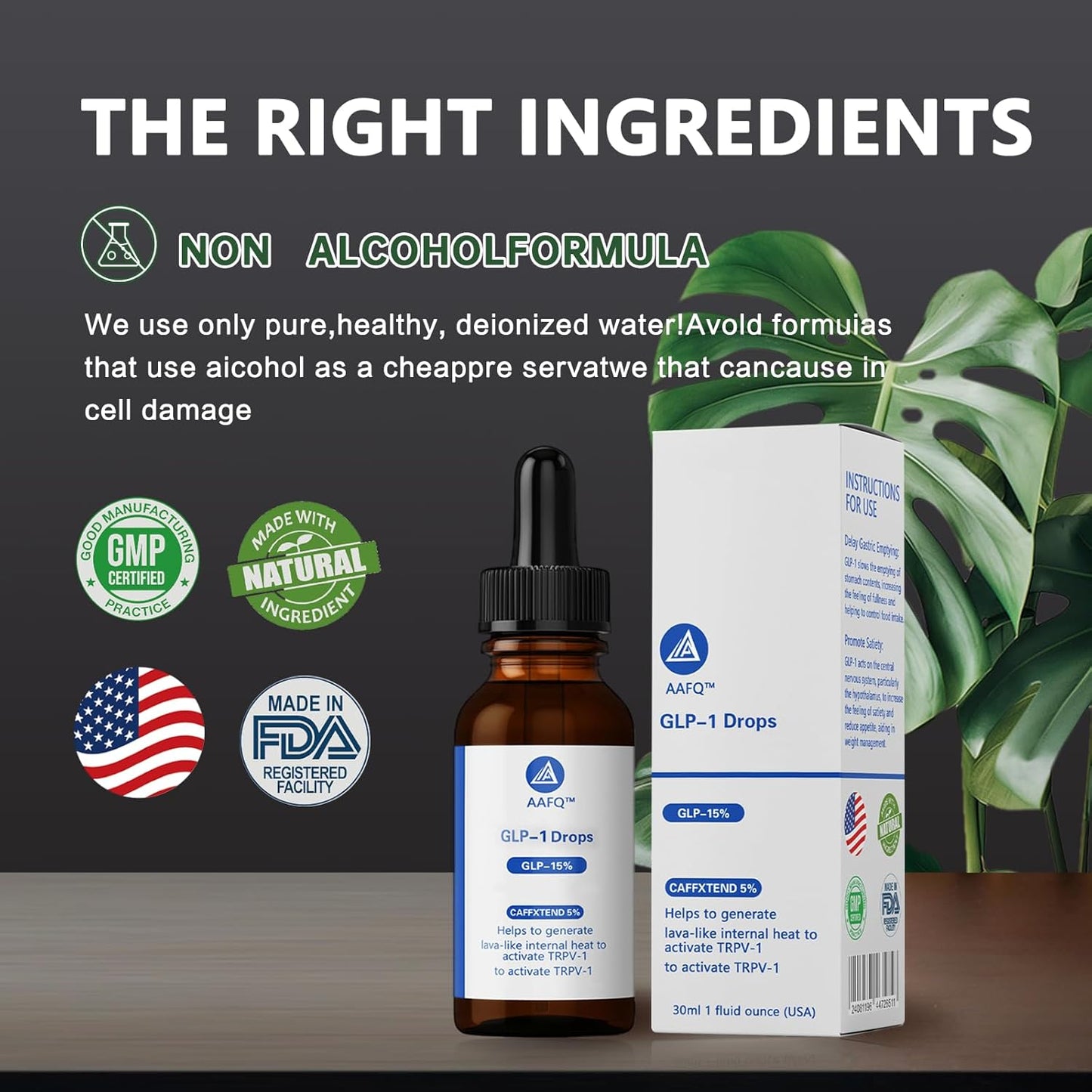 GLP-1 Supplement Drops 30ml (1ボトル)
